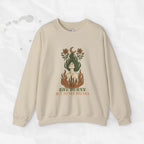 She Burns But Never Breaks – Crewneck Sweatshirt
