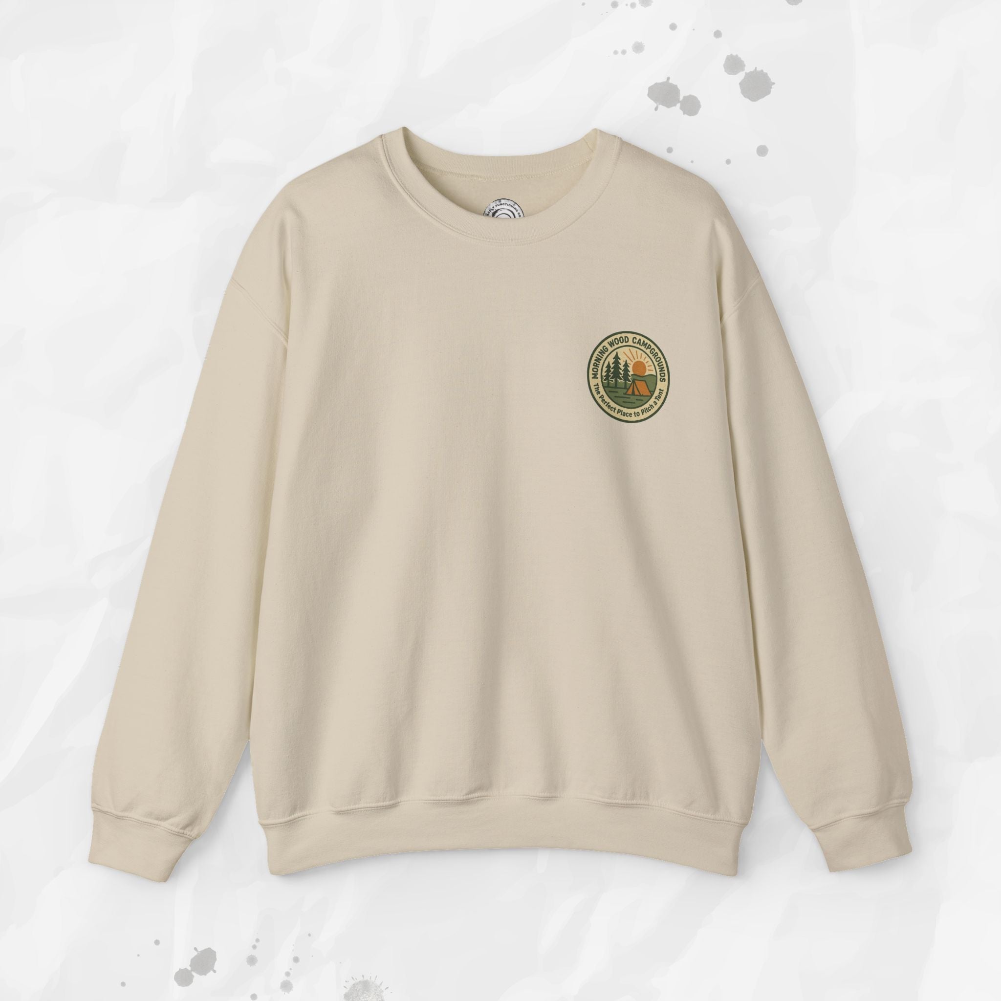 Morning Wood Campgrounds – T-Shirt (Pocket Print)