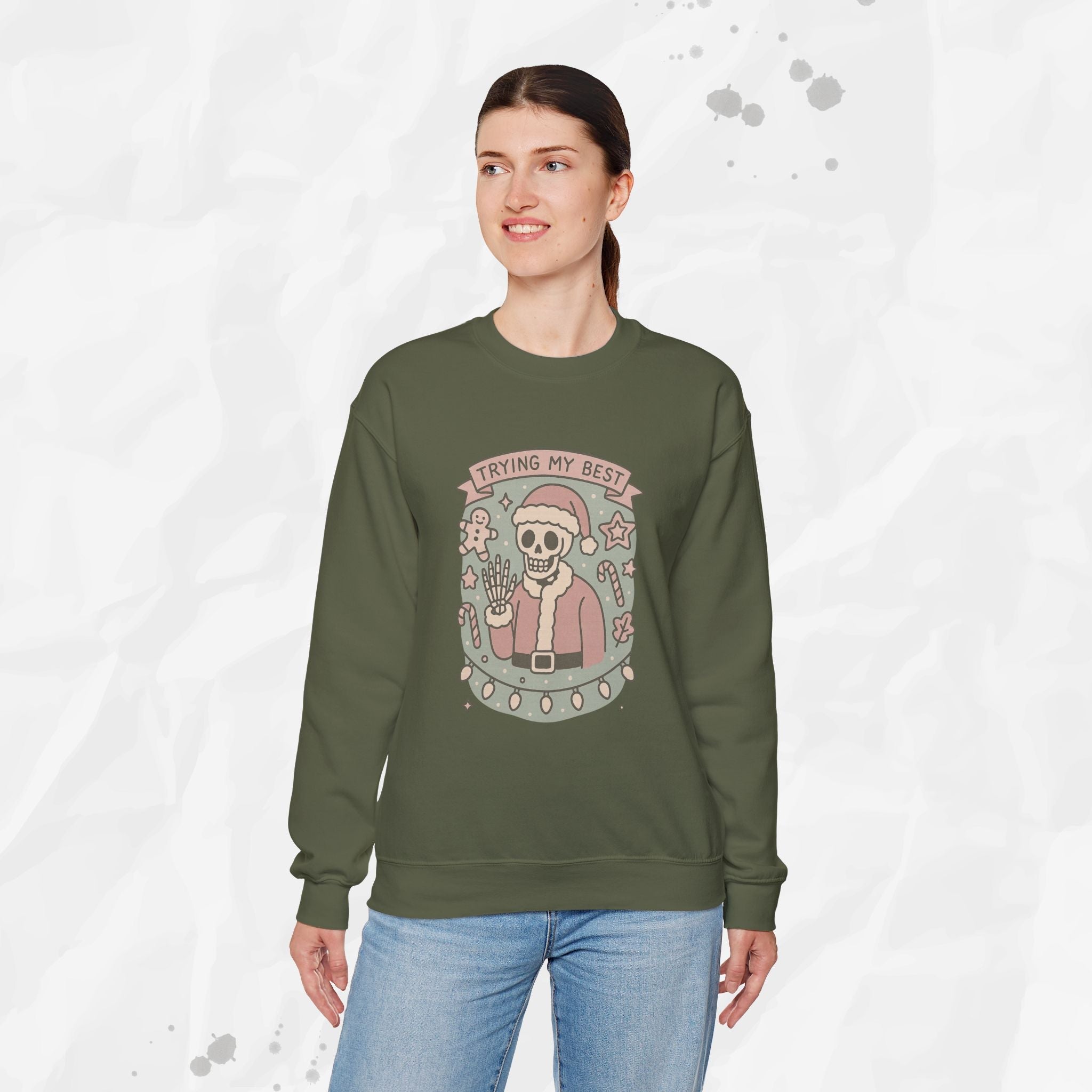 Trying My Best – Crewneck Sweatshirt
