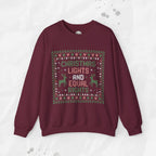 Christmas Lights and Equal Rights – Crewneck Sweatshirt