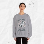 Dead Inside but Still Screaming – Crewneck Sweatshirt
