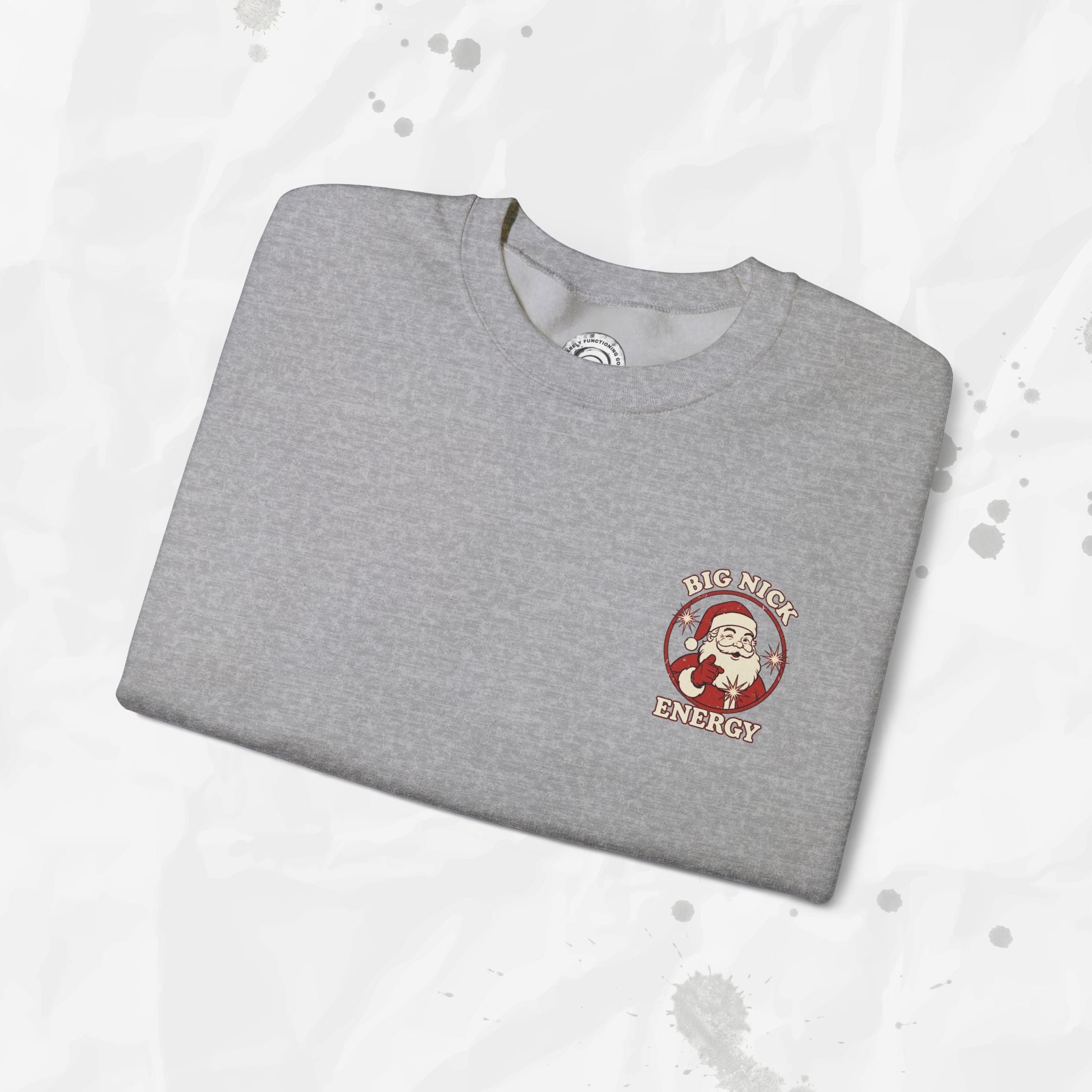 Big Nick Energy – Crewneck Sweatshirt (Pocket Print)