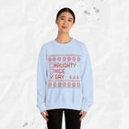 Naughty, Nice, Gay – Crewneck Sweatshirt