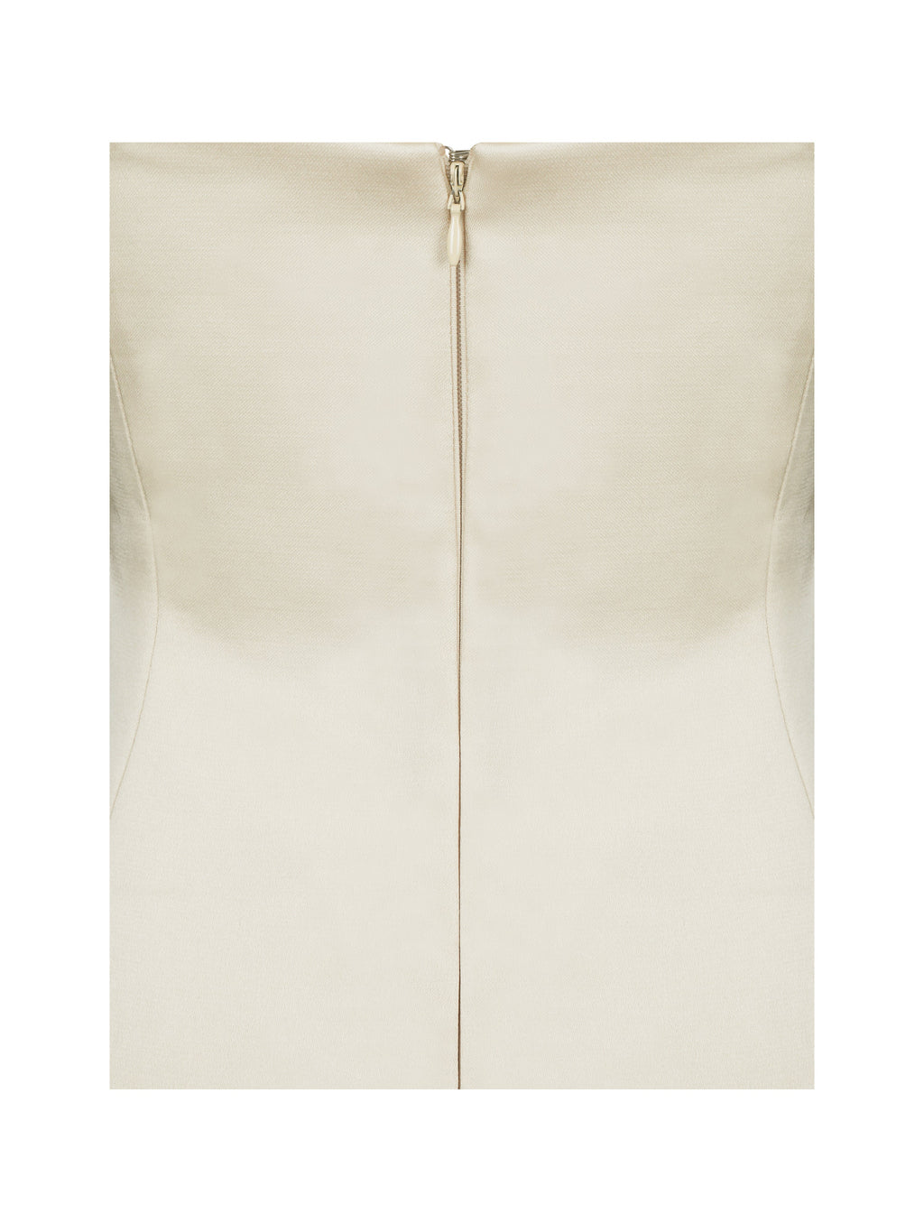 Gracie Butter Yellow Ruched Satin Midi Dress