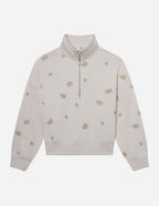 Floral Women's Half-Zip
