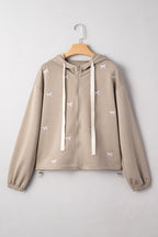 Rayna Embroidered Zip Up Jacket