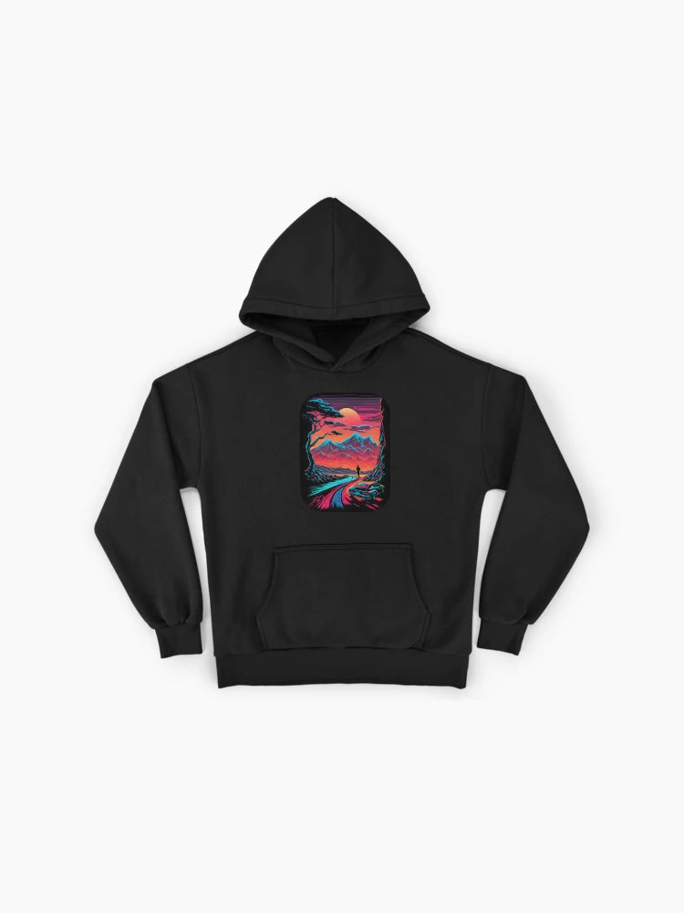 Disappear Into The Sunset Hoodie - Dreamy Escapist Oversized Wear