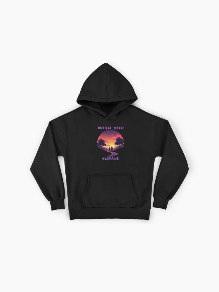 With You Always Romantic Premium Oversized Hoodie