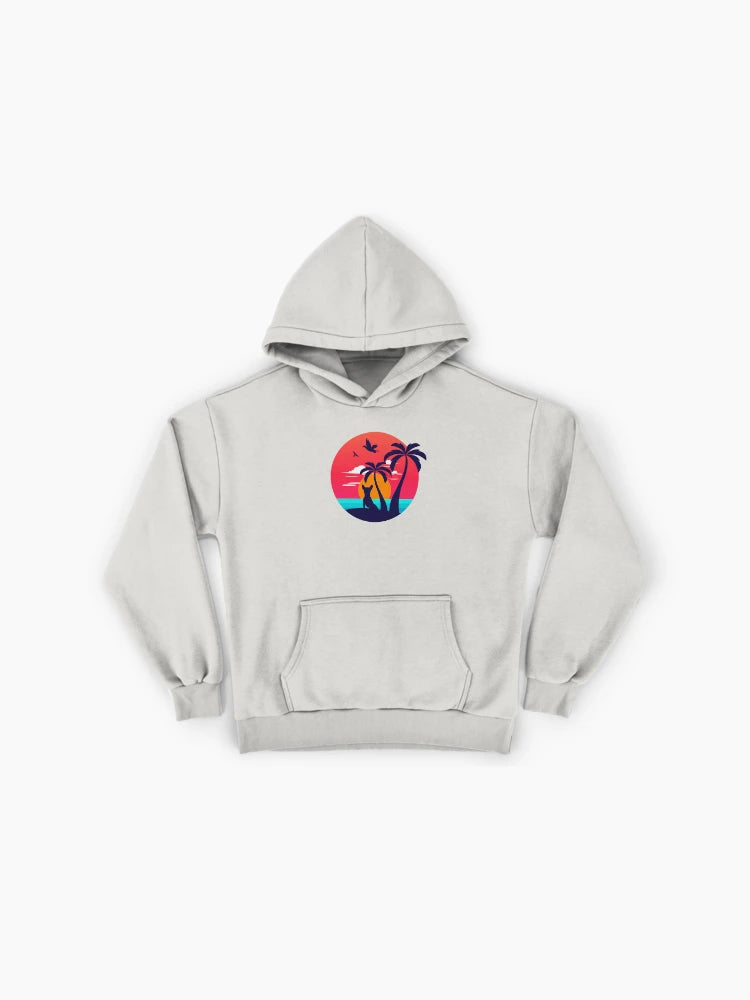 Chihuahua Island Sunset Hoodie - Premium Oversized Cute Pet Art